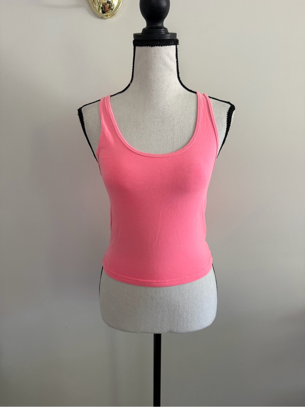 TNA Hot Pink Scoop Neck Tank
